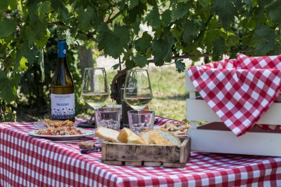Castiglion Fiorentino: Wine Flight & Charcuterie Board - The wine flight: three wines, tasting notes, and a smart food pairing